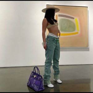 Vale lives blue stacked denim